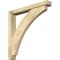 Ekena Millwork Thorton Block Rough Sawn Bracket w/ Offset Brace, Douglas Fir, 4"W x 26"D x 26"H BKT0402X26X26THR05RDF - alternate 1